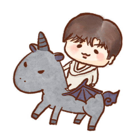 Horse Flying Sticker