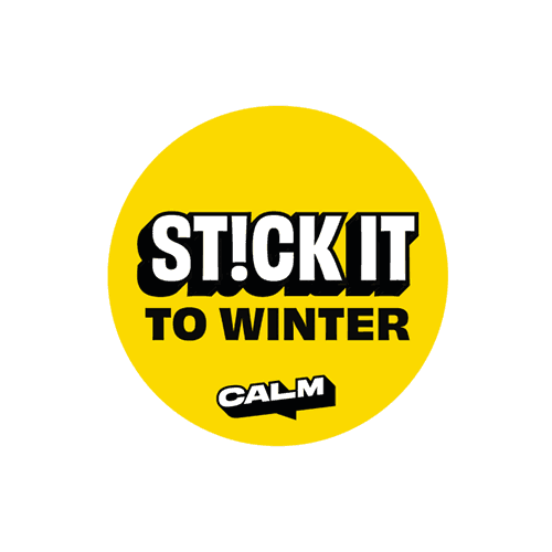 Campaign Against Living Miserably Sticker by CALM