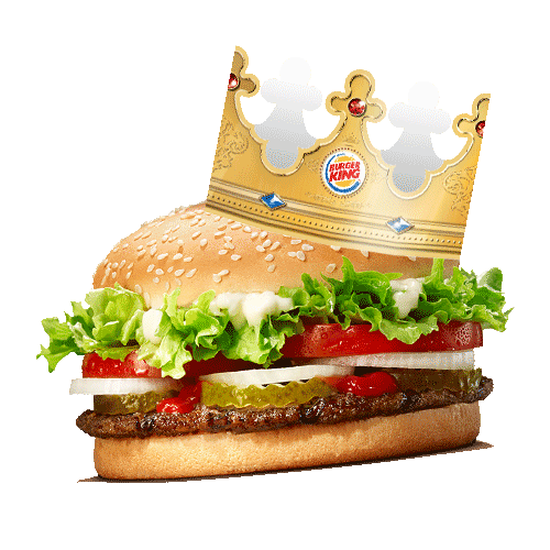 Burger King Menu Sticker