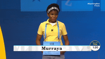 Happy Spelling Bee GIF by GIPHY News