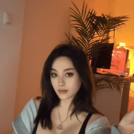 Cute Girl Flirting GIF
