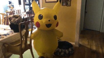 Pikachu Costume GIF
