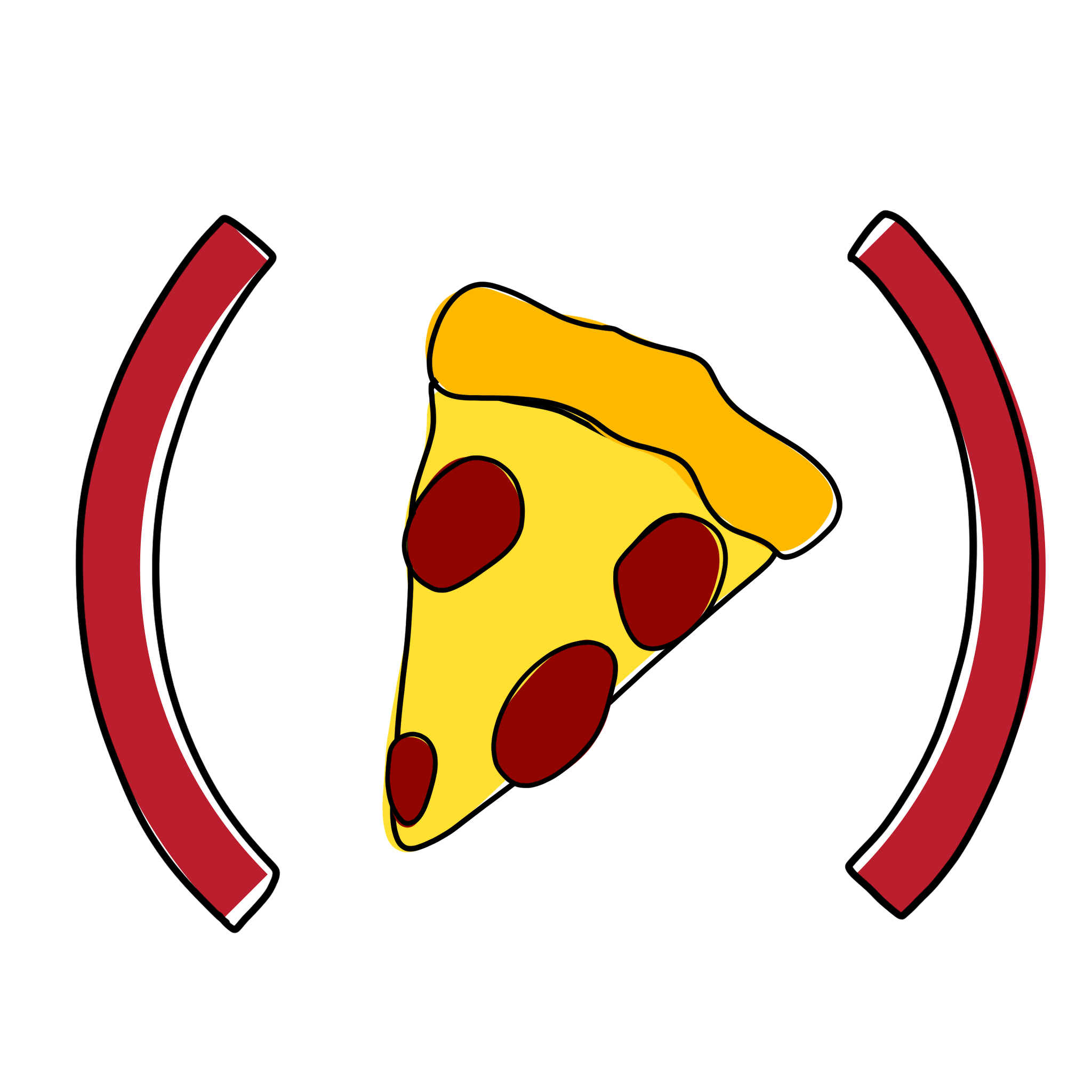 Pizza Slice Sticker by (RED) for iOS & Android GIPHY