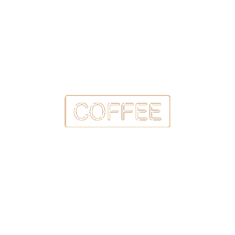 Coffee Neon Sticker