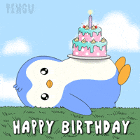 Happy Birthday GIF by Pudgy Penguins