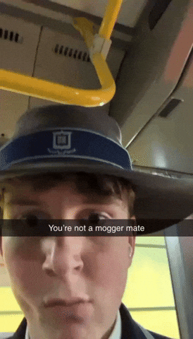 Youre Not A Mogger Mate GIF