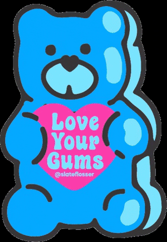 Flossing Gums GIF by Slate Dental, Inc.