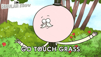 Regular Show Grass GIF by Cartoon Network