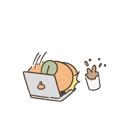 Fun Orange Sticker