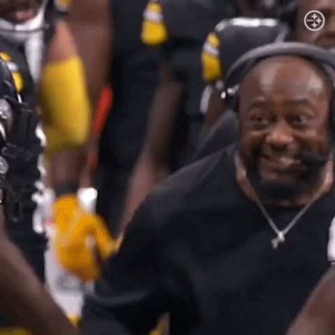 Happy National Football League GIF by Pittsburgh Steelers