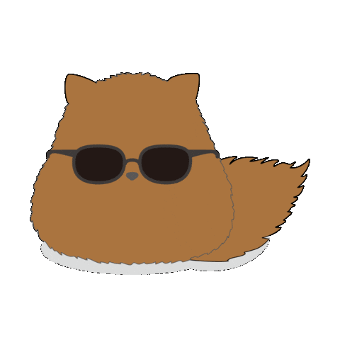 Cat Swimming Sticker by moimoimoinen