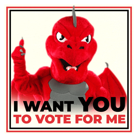 Vote Dragon GIF by SUNY Oneonta