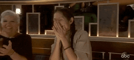 Chloe Zhao Reaction GIF by The Academy Awards