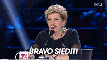 mara maionchi smile GIF by X Factor Italia