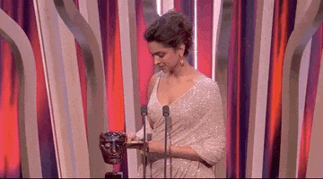 Deepika Padukone Bafta Film Awards GIF by BAFTA
