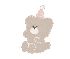 Birthday Bear Sticker