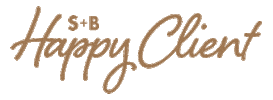 Happy Client Sticker by SUGARED + BRONZED