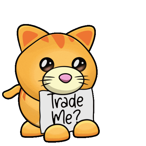 Trade Me Cat Sticker