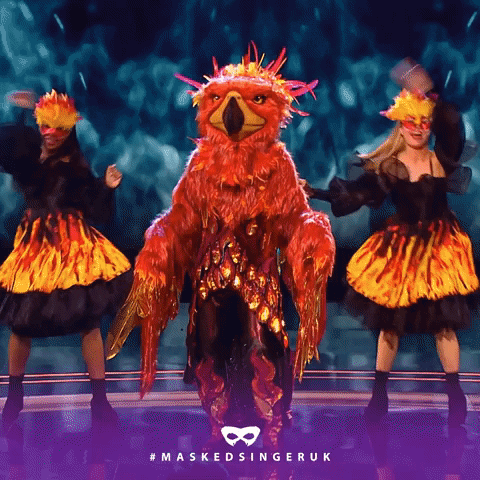 Dance Fire GIF by The Masked Singer UK & The Masked Dancer UK