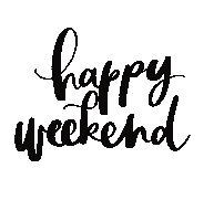 Happy Weekend Sticker