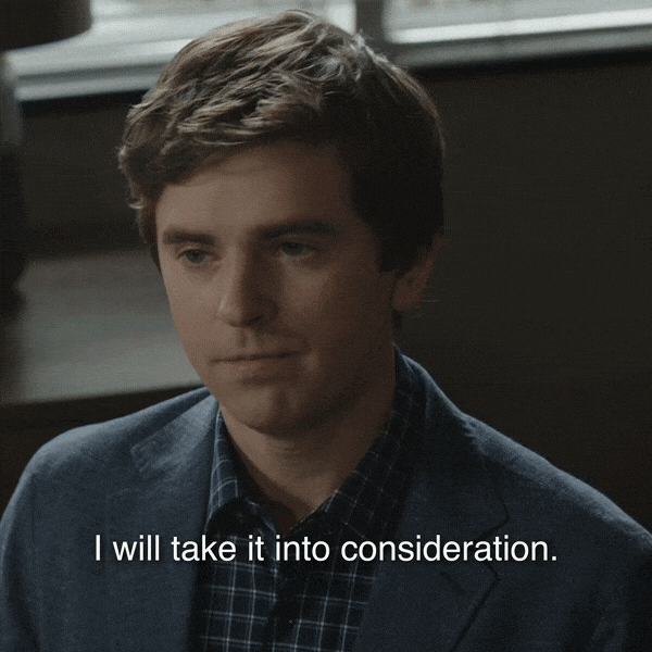 Think The Good Doctor GIF by ABC Network
