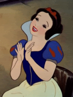 Snow White Clapping GIF
