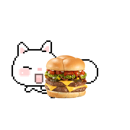 Hungry Cat Sticker