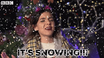 Snowing Outside Lauren Layfield GIF by CBBC