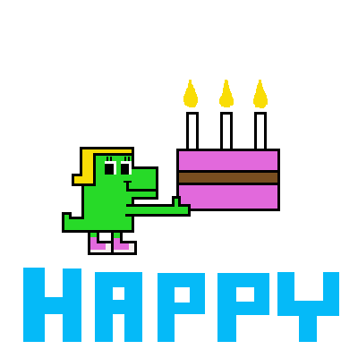 Happy Birthday Pixel GIF by joeyahlbum