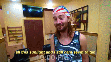 siliconebarbie funny sun blind brandon rogers GIF