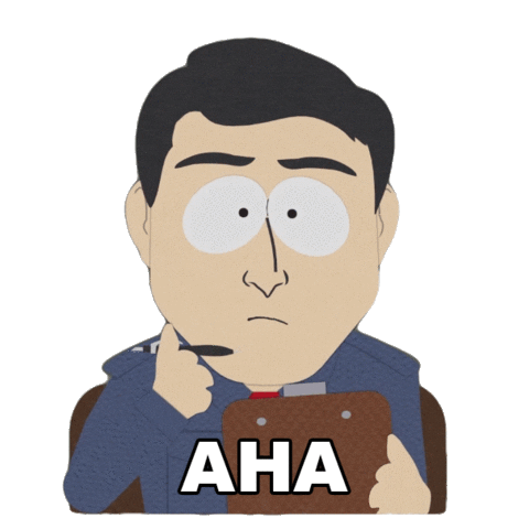 Aha Ta-Da Sticker by South Park for iOS & Android | GIPHY