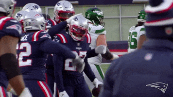 Football Reaction GIF by New England Patriots