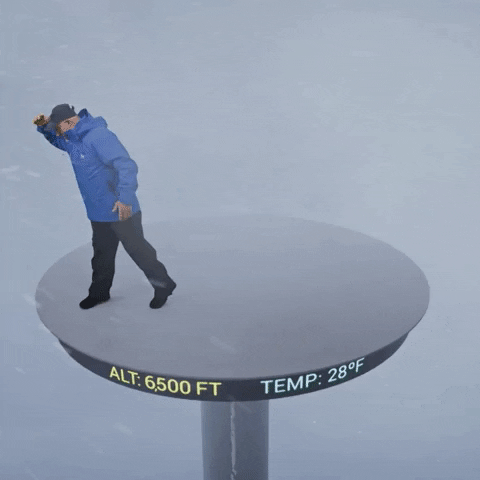 Freezing Virtual Reality GIF by The Weather Channel