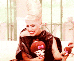 happy lady gaga GIF