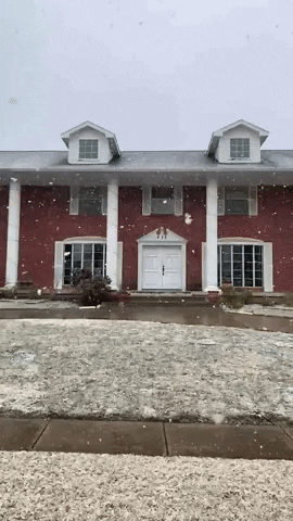 White Christmas Snow GIF by Tricia  Grace