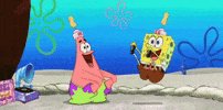 spongebob excited gif