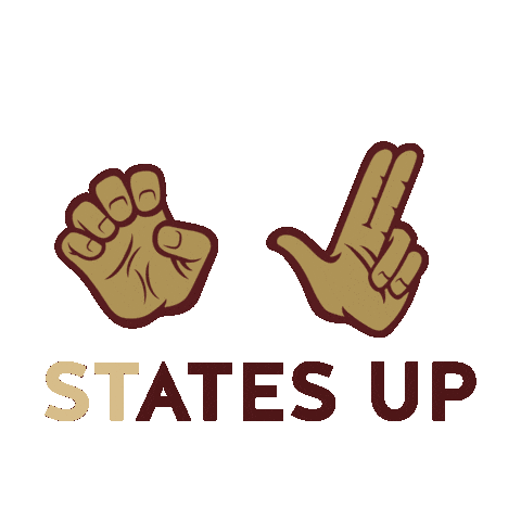 San Marcos States Up Sticker by Texas State University