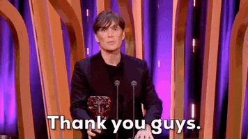 Cillian Murphy Thank You GIF by BAFTA