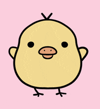 Happy Yellow Bird Sticker for iOS & Android | GIPHY