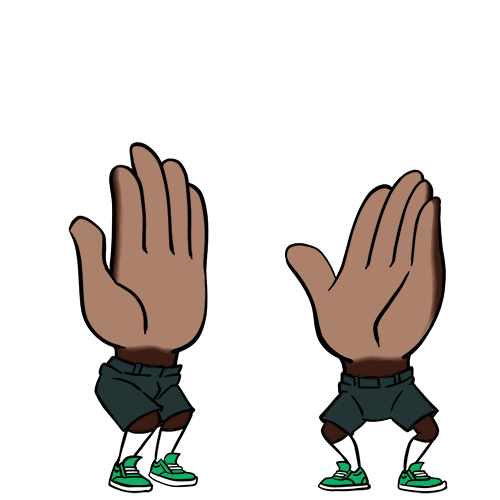 Highfive Sticker