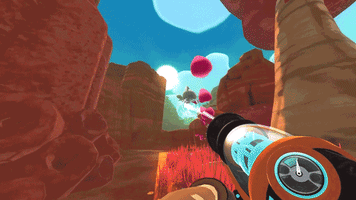 collect pink slime GIF by Slime Rancher