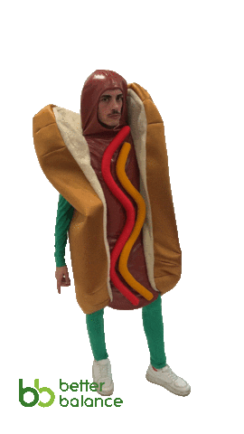 Costume Hotdog Sticker by Better Balance
