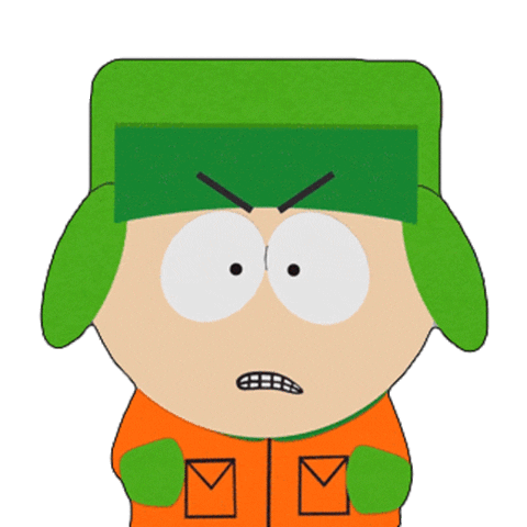 Angry Kyle Broflovski Sticker by South Park