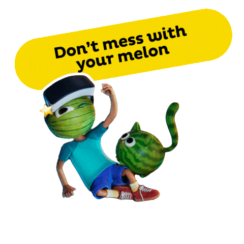 Brain Watermelon Sticker by Concussion Awareness Now