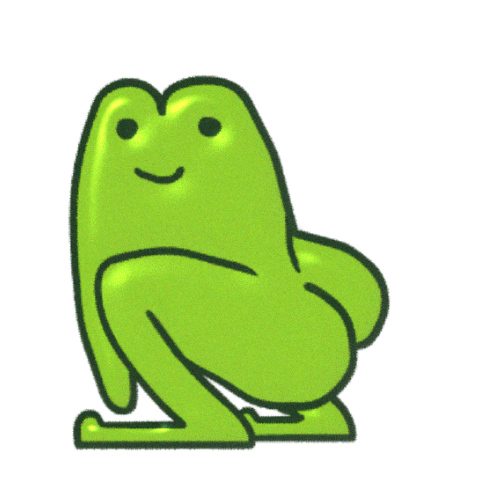 Frog Transformation Sticker