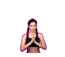 Girl Hello Sticker by Samin Yoga