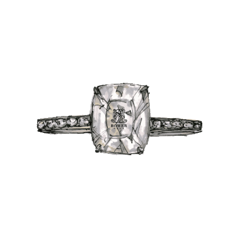 Ring Diamond Sticker by bowerhaus
