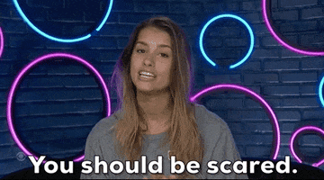 Scared Hannah GIF by Big Brother