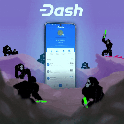 Space Odyssey Money GIF by Dash Digital Cash