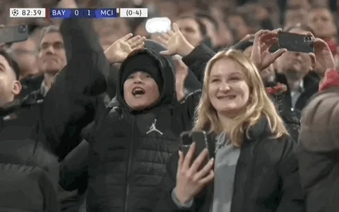 Excited Champions League GIF